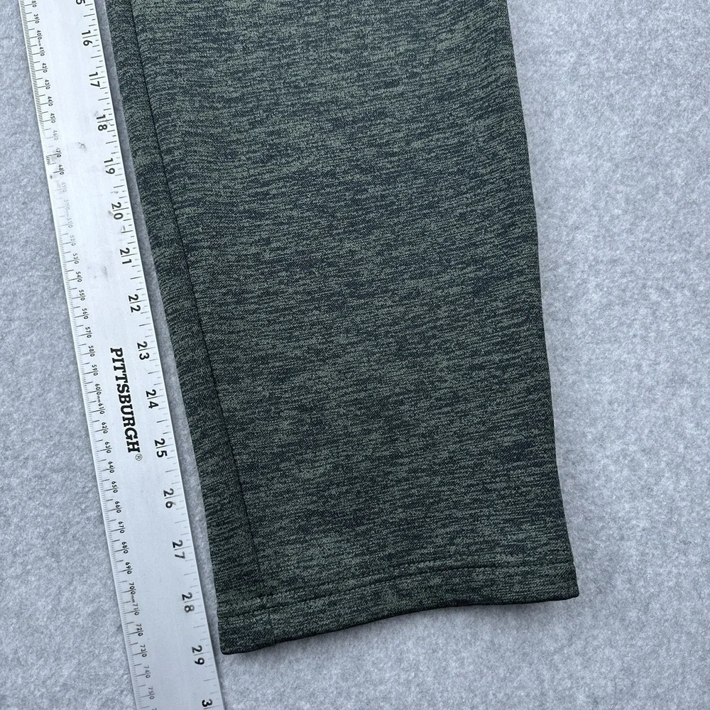 Adidas Team Issue Climawarm Sweatpants Mens Large Green Fleece Stretch Ankle Zip